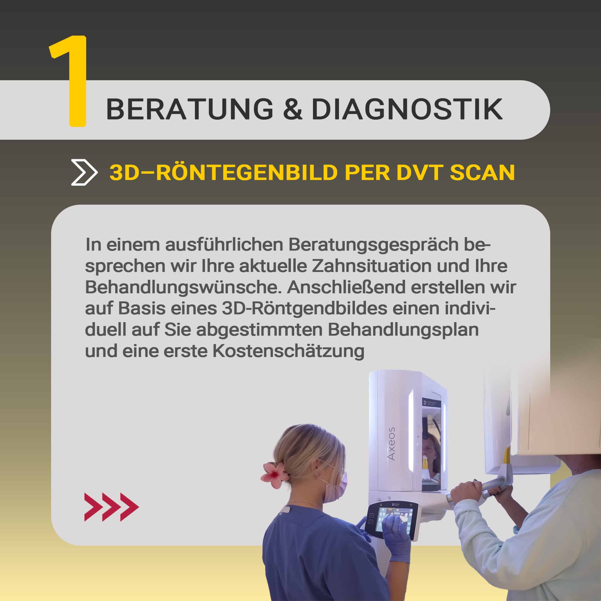 Behandlungsschritt 1