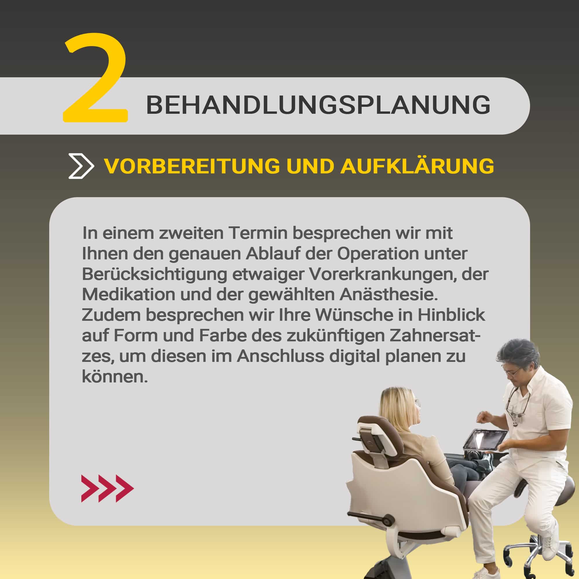Behandlungsschritt 2